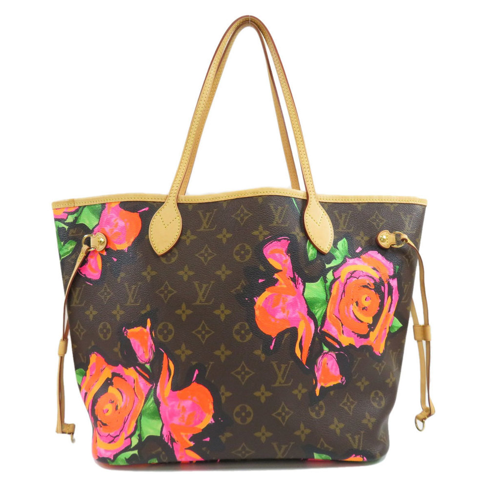 Louis Vuitton Neverfull MM Monogram Rose Tote Bag Monogram Canvas